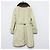 Autre Marque MACKINTOSH PHILOSOPHY Rex Rabbit Fur 2way Padded Trench Coat Beige - vista 3