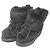 Autre Marque Paloma Barceló Rabbit Fur Short Boots Black