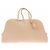 Jacquemus Borsa beige in suede 'Le Grand Turismo' effetto coccodrillo