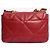 Chanel Borsa a tracolla trapuntata in agnello rosso 2022 19 - vista 2