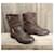 Botines Prada de piel marrón Castaño - vista 3