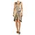 Brunello Cucinelli Neutrales Seiden-Midikleid - Größe M