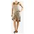 Brunello Cucinelli Neutrales Seiden-Midikleid - Größe M - Ansicht 3