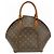 Borsa Louis Vuitton Monogram Ellipse MM Marrone