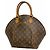 Borsa Louis Vuitton Monogram Ellipse MM Marrone