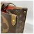 Borsa Tote Louis Vuitton Monogram Giant Reverse OnTheGo GM Marrone - vista 7