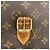 Borsa a tracolla Louis Vuitton Monogram Gibeciere GM Marrone - vista 10
