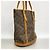 Borsa Tote Louis Vuitton Monogram Bucket GM M42236 Marrone - vista 2