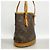 Louis Vuitton Monogram Bucket PM Tote Bag Brown - view 2