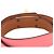 Bracciale Kelly Double Tour in pelle Swift rosa Hermès - vista 4