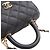Coco Handle Borsa Chanel Black Extra Mini Quilted Caviar Coco Top Handle Nero - vista 13