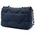 Chanel Blue Medium Quilted Jersey 19 Flap Blu navy - vista 2