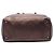 Borsa Chanel CC Luxe Ligne Bowler in pelle di cervo metallizzata marrone Bronzo - vista 3