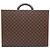 Louis Vuitton Marrone Damier Ebene President Classeur