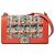 Boy Flap in tweed arancione e agnello misura Medium di Chanel Pesca