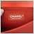 Boy Flap in tweed arancione e agnello misura Medium di Chanel Pesca - vista 5