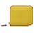 Silk In Cartera compacta de seda y Epsom amarilla Hermès Amarillo Cuero Becerro