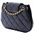 Borsa a tracolla Chanel Black Small Quilted Lambskin Giant CC Chain Compartment Nero - vista 2