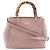 Borsa Gucci Pink Mini Calfskin Bamboo Shopper Rosa