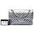 Chanel Silver Small Classic Chevron Metallic Crumpled Calfskin Double Flap Argento - vista 7