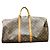 Louis Vuitton Keepall Bandoulière 55 Borsa Boston Marrone - vista 2