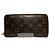 Louis Vuitton Monogram Zippy Wallet Braun