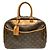Borsa Louis Vuitton Deauville Marrone