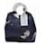 Céline Celine Circle Logo Handle Tote Bag Marineblau  - Ansicht 1