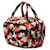 Borsa a mano con placca logo Triangle Prada Multicolore  - vista 2