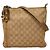Borsa a tracolla e a spalla Gucci GG Canvas Sherry Line Rosa Beige D'oro