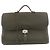 Hermès Hermes Sac à Dépêches Multi Pocket Handbag Marrone Verde Taupe