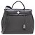 Hermès Bolso Hermes Herbag Zip PM Negro Damier ebene