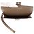 Sac à dépêches Hermès Pochette en cuir Epsom gris Etoupe Hermes Taupe - vue 5