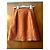 Minifalda Bally Naranja Efecto Cocodrilo Marrón claro - vista 2