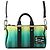 Borsa Louis Vuitton Damier Stripe Keepall XS Verde Giallo Damier ebene