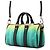 Borsa Louis Vuitton Damier Stripe Keepall XS Verde Giallo Damier ebene - vista 2