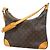 Borsa a tracolla Louis Vuitton Monogram Boulogne 35 Marrone