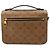 Borsa Louis Vuitton Monogram Reverse Pochette Metis MM Marrone Monogramma - vista 2