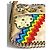BORSA BAGUETTE FENDI ULTRA RARA MAXI RAINBOW WHIPSTITCH RICAMATA 3-WAY - vista 7