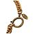 Collana a catena con corona e logo Coco di Chanel D'oro - vista 5