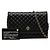 Borsa a tracolla con catena e portafoglio Chanel Coco Mark Micro Matelassé Nero - vista 7