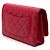 Borsa a tracolla con catena e portafoglio Chanel 2.55 Coco Mark Matelassé Rosso - vista 2