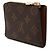 Louis Vuitton Monogram Portefeuille Noir Compact Wallet Castaño - vista 2