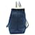 CHANEL DEAUVILLE HIEROGLYPHE BLUE DENIM & FUR TOTE BAG  - view 4