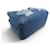 CHANEL DEAUVILLE HIEROGLYPHE BLUE DENIM & FUR TOTE BAG  - view 5