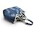 CHANEL DEAUVILLE HIEROGLYPHE BLUE DENIM & FUR TOTE BAG  - view 6