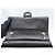 NUOVA BORSA CHANEL GRANDE 2.55 SPACE CHARMS PELLE MATELASSÉ TRACULLA Nero - vista 11