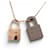Hermès NUOVO COLLANA PENDENTE HERMES O'KELLY PM H078852CD18 IN PELLE ETOUPE D'oro  - vista 2