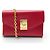 Céline NOVA MINI BOLSA DE MÃO CELINE POCHETTE TELEFONE C 10C543BLJ.27ED BOLSA DE COURO Vermelho