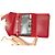 Céline NOVA MINI BOLSA DE MÃO CELINE POCHETTE TELEFONE C 10C543BLJ.27ED BOLSA DE COURO Vermelho - vista 8